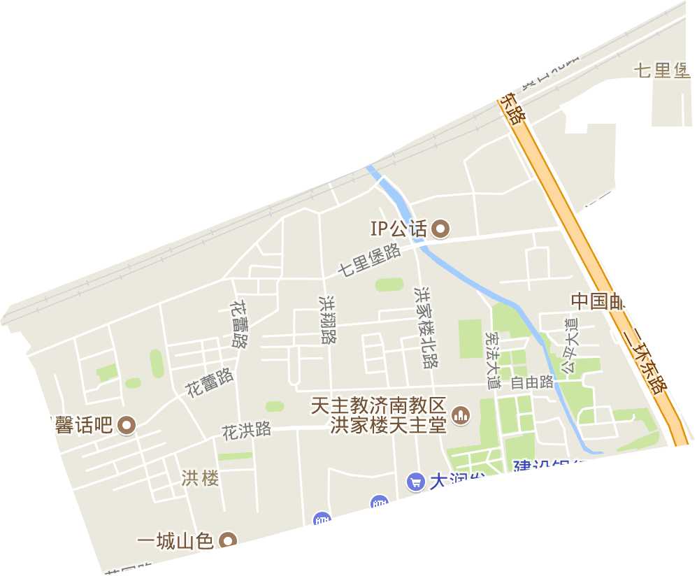 洪家楼街道电子地图