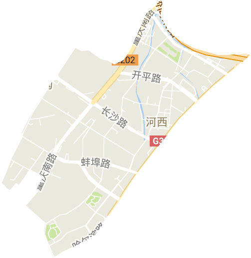 河西街道电子地图