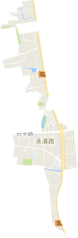 永清路街道电子地图