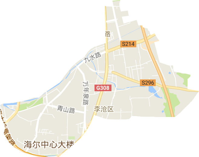 浮山路街道电子地图