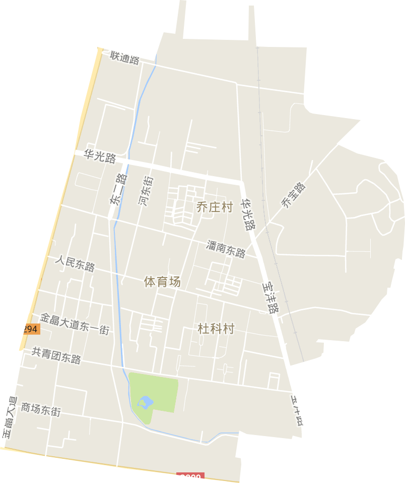 体育场街道电子地图