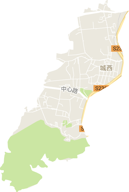 城西街道电子地图