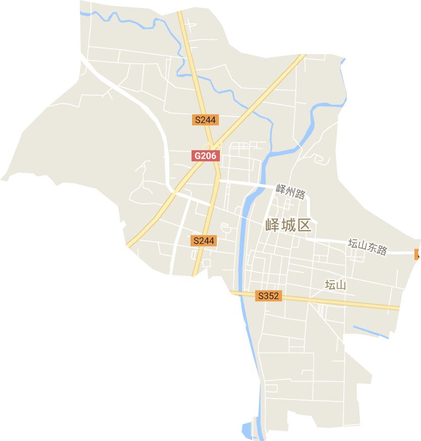 坛山街道电子地图