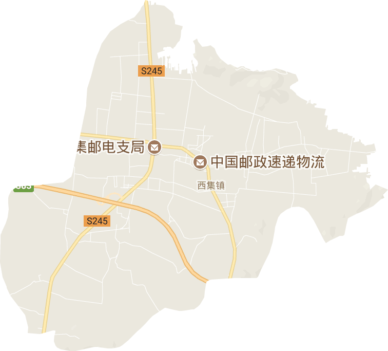 西集镇电子地图