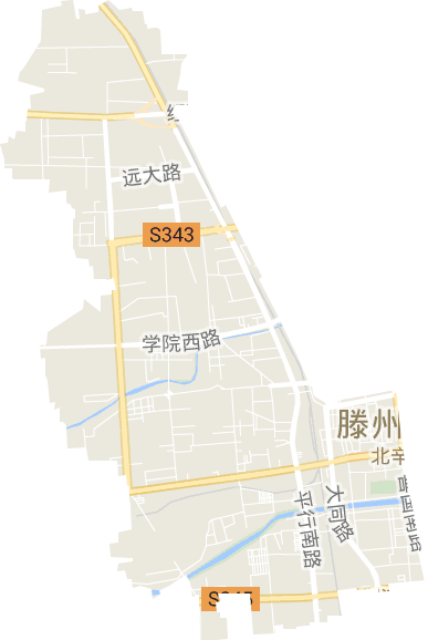 荆河街道电子地图