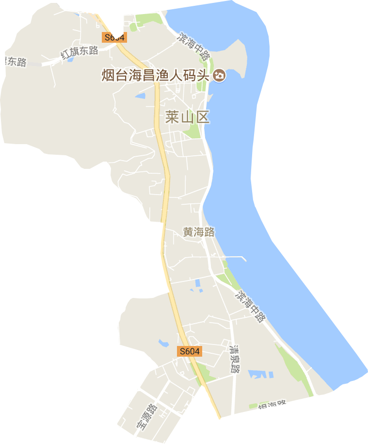 黄海路街道电子地图