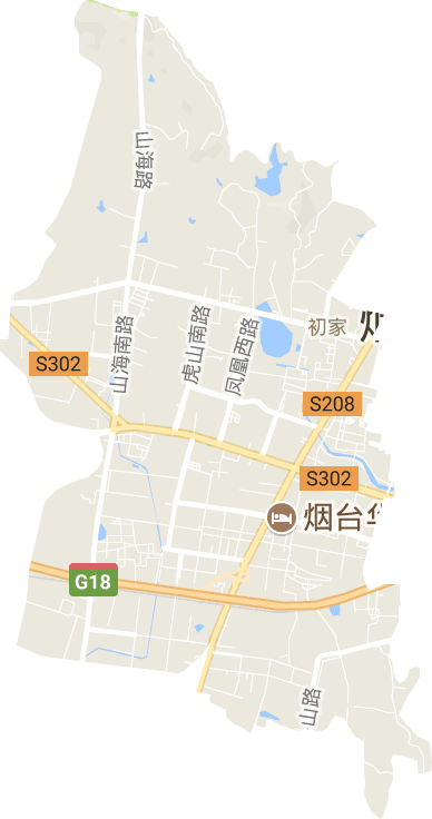 初家街道电子地图