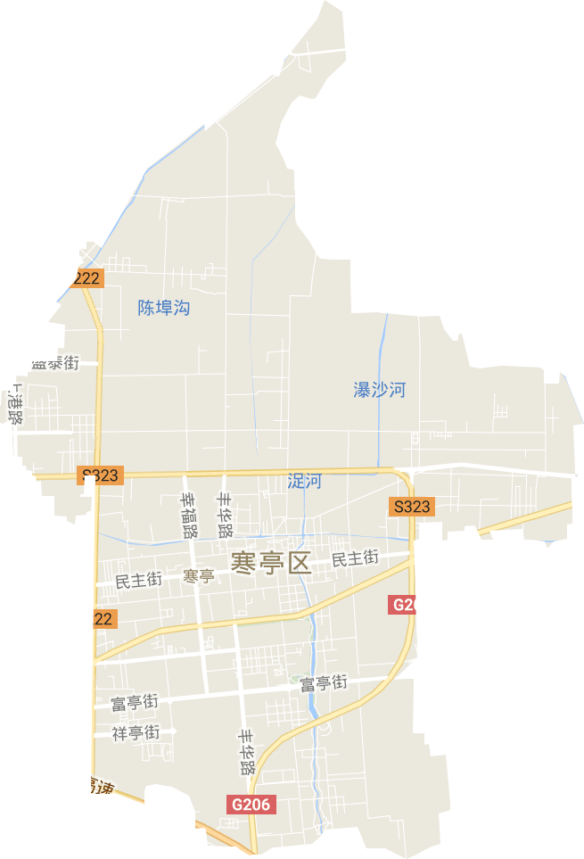 寒亭街道电子地图