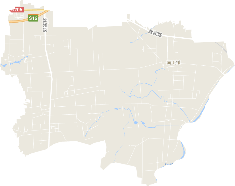 坊安街道电子地图