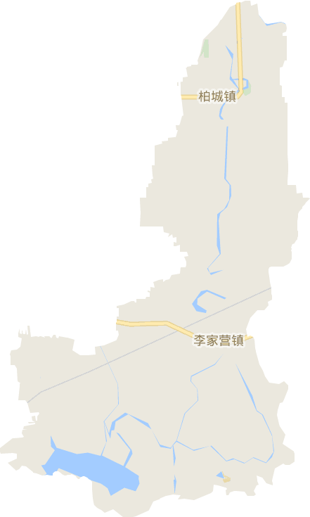 柏城镇电子地图