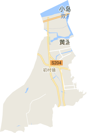 初村镇电子地图