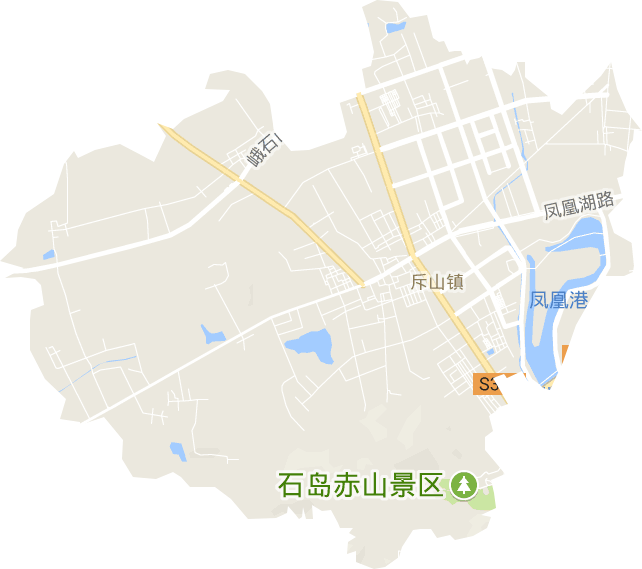 斥山街道电子地图