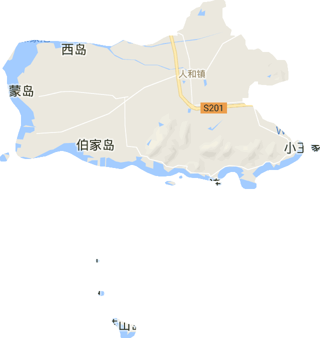 人和镇电子地图