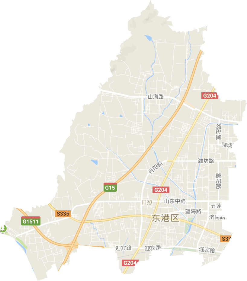 日照街道电子地图