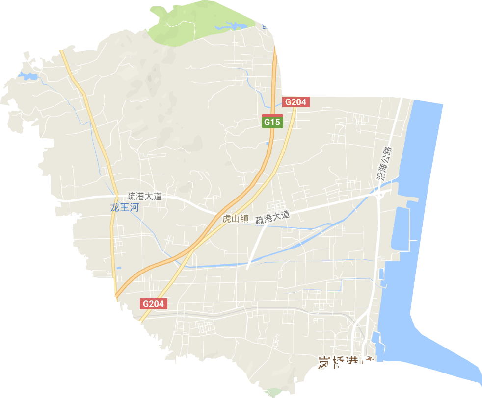 虎山镇电子地图