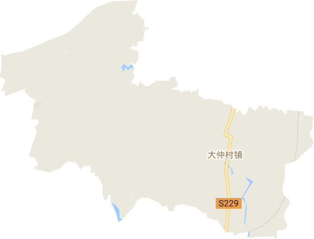 大仲村镇电子地图