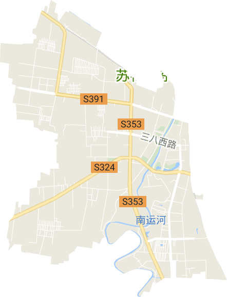 运河街道电子地图