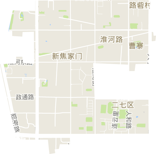 淮河路街道电子地图