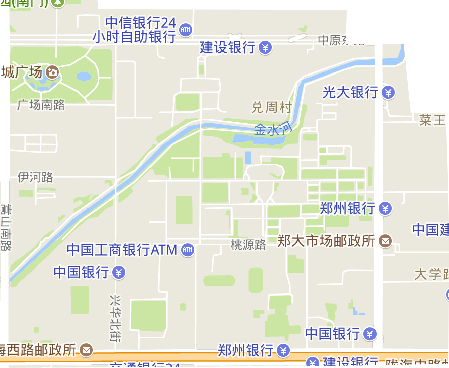 大学路街道电子地图