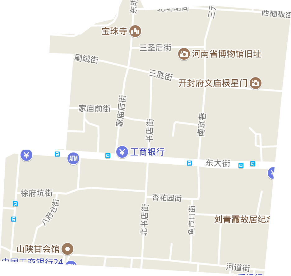 北书店街道电子地图