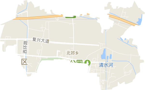 北郊乡电子地图