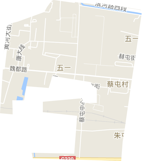 五一街道电子地图