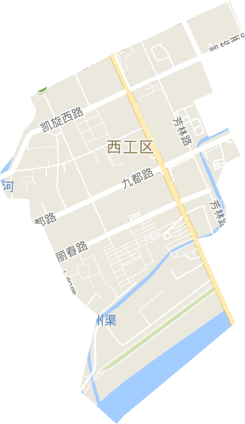 王城路街道电子地图