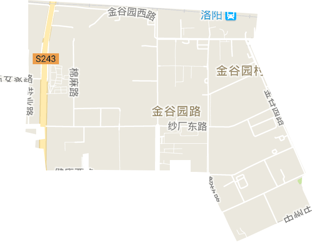 金谷园街道电子地图