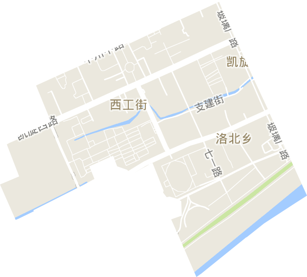 西工街道电子地图