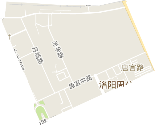 唐宫路街道电子地图