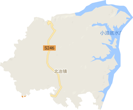 北冶镇电子地图