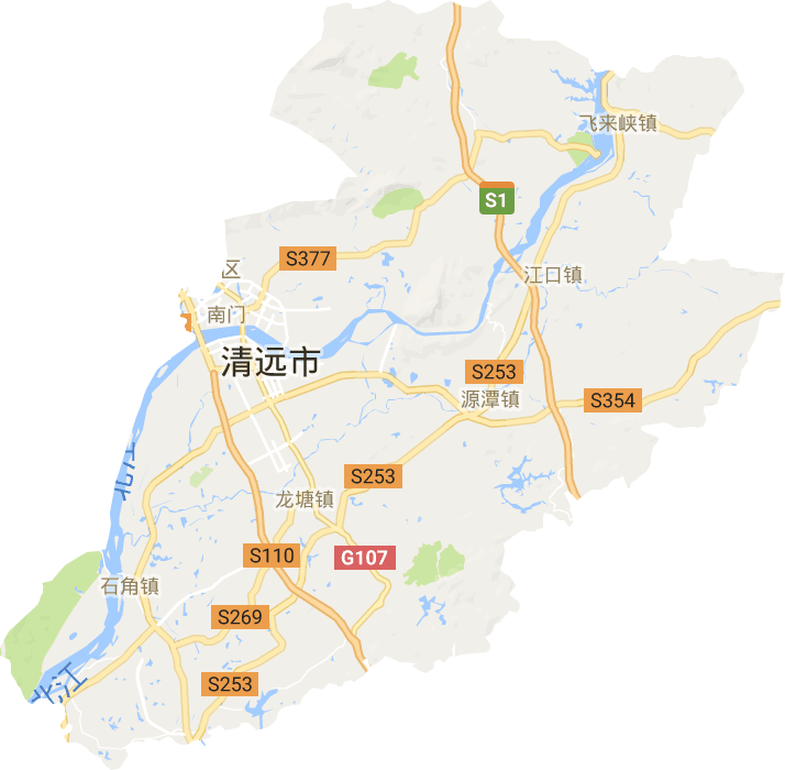 清城区电子地图