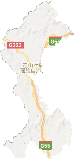 连山壮族瑶族自治县电子地图