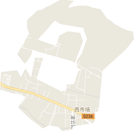 西市场街道电子地图