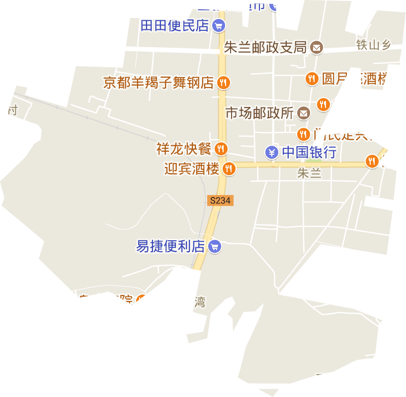 朱兰街道电子地图