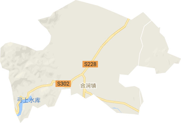 合涧镇电子地图