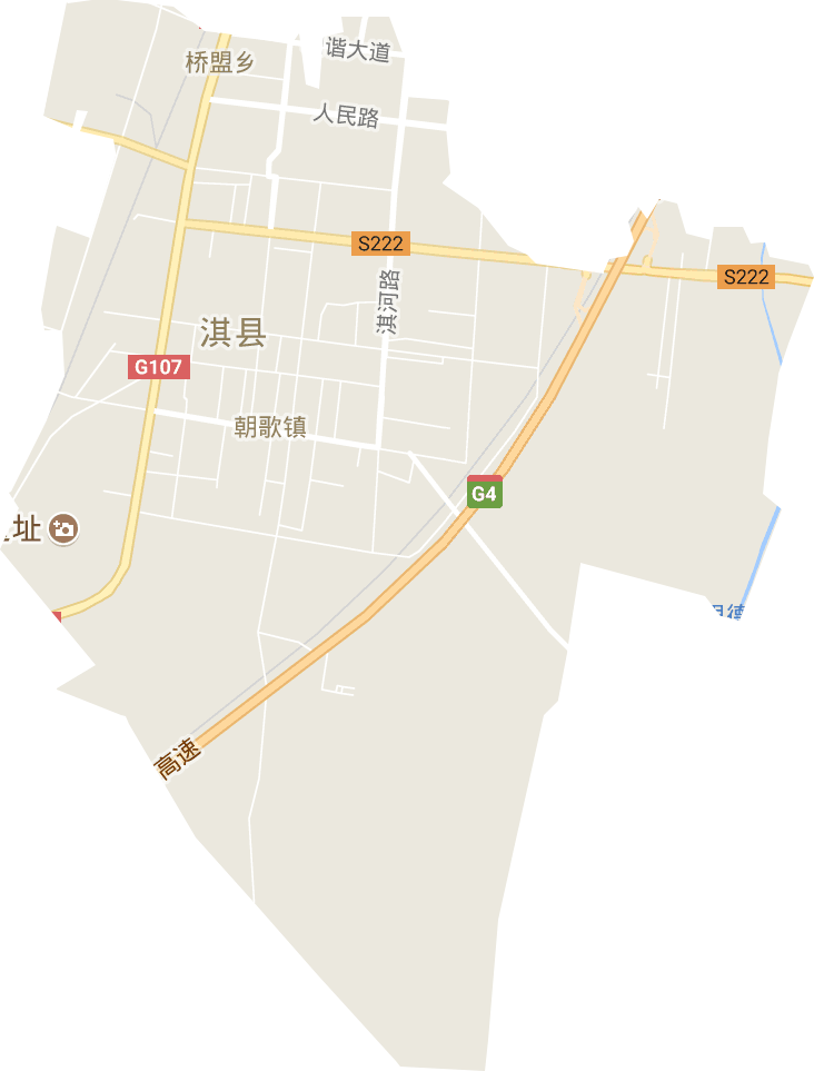 朝歌街道电子地图