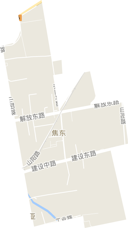 焦东街道电子地图