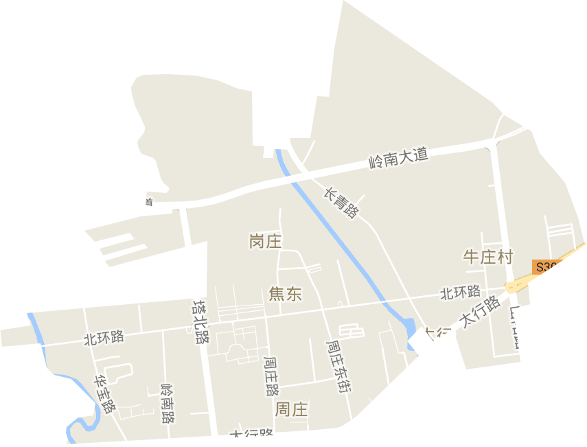 太行街道电子地图