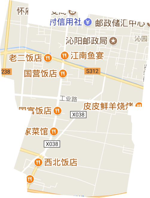 沁园街道电子地图