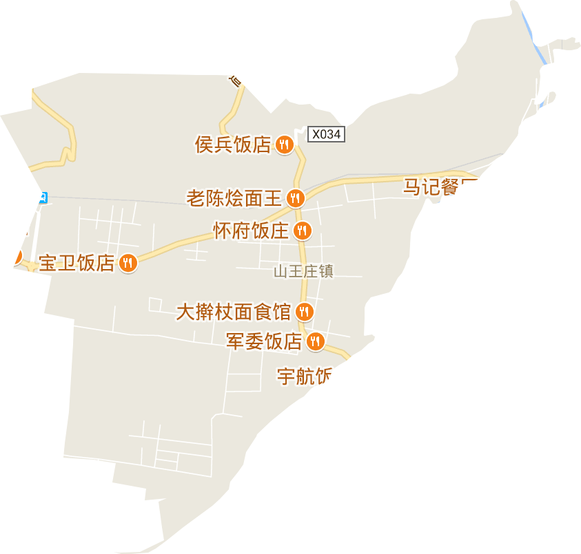 山王庄镇电子地图