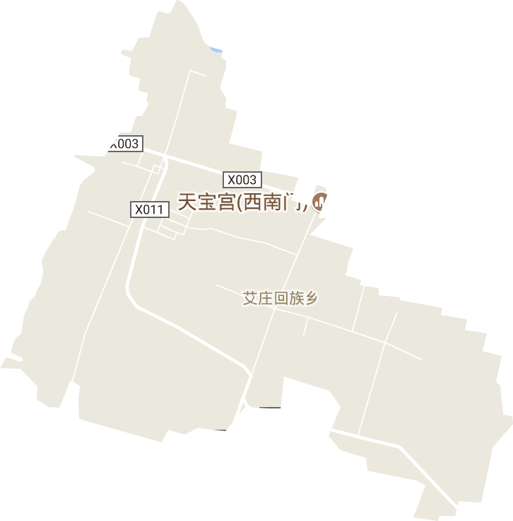 艾庄回族乡电子地图