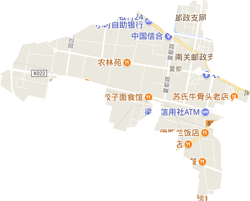 夏都街道电子地图