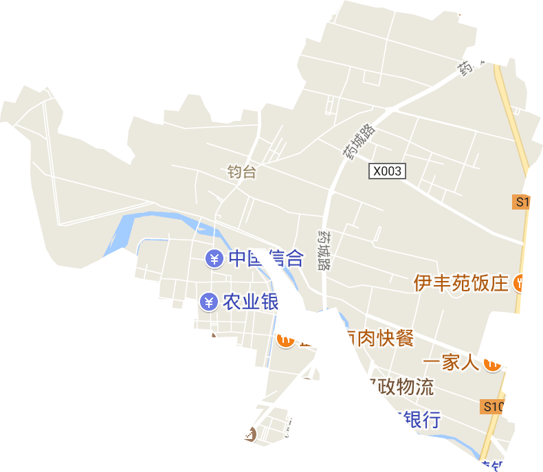 钧台街道电子地图