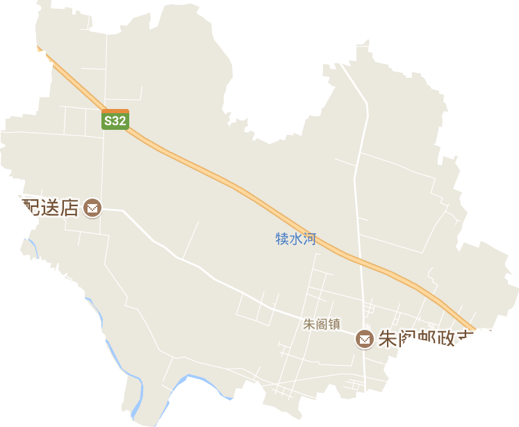 朱阁镇电子地图