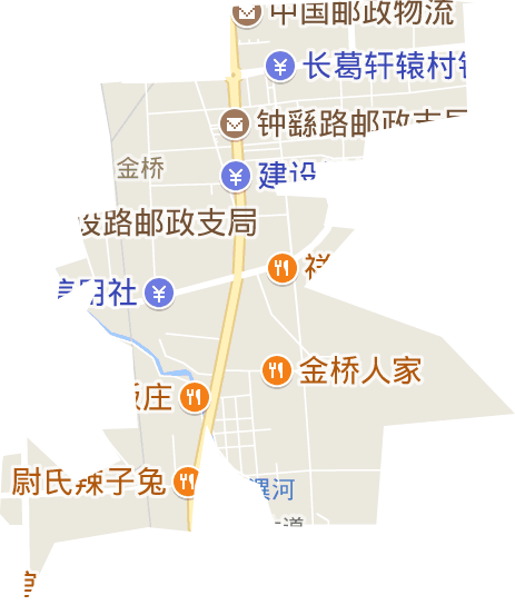 金桥路街道电子地图