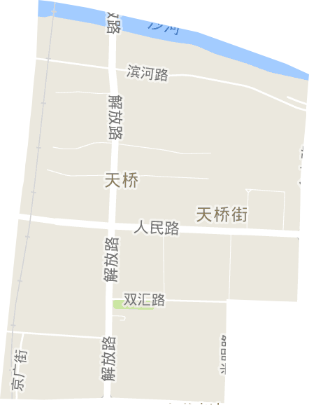 天桥街街道电子地图