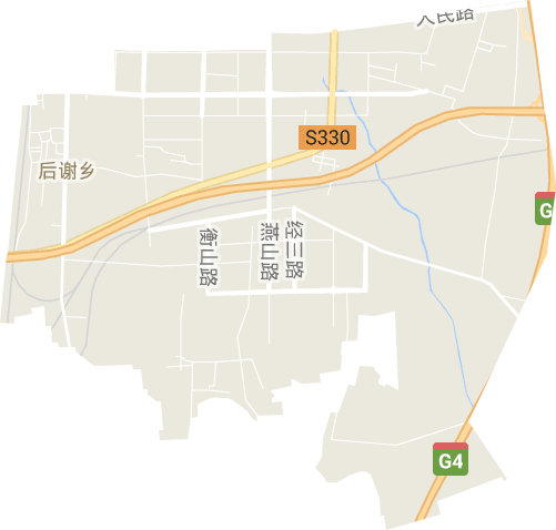 后谢乡电子地图