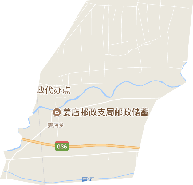 姜店乡电子地图