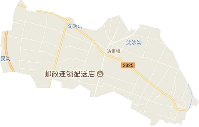 站集镇电子地图